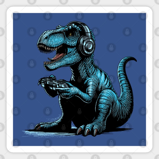 Jurassic Gamer Magnet by GoshWow®